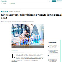 Cinco startups colombianas prometedoras para el 2023